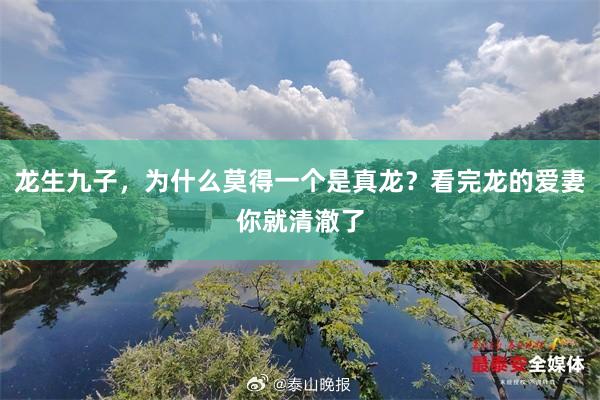 龙生九子，为什么莫得一个是真龙？看完龙的爱妻你就清澈了